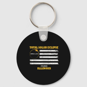 Paris 2024 Solar Eclipse 2024 040824 Eclipse Keychain