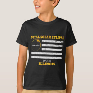 Paris 2024 Solar Eclipse 2024 040824 Eclipse  T-Shirt