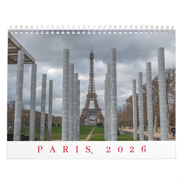 Paris 2026 calendar (Cover)