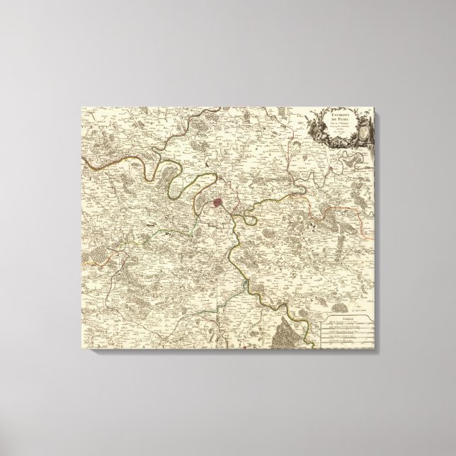 Paris 2 canvas print (Front)