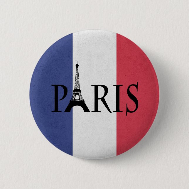 Paris 2 Inch Round Button (Front)