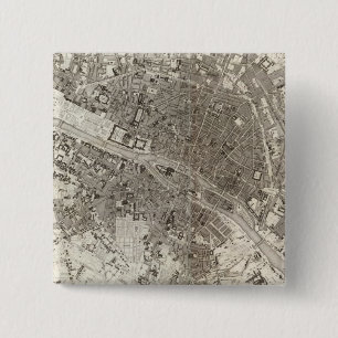 Paris 2 Inch Square Button