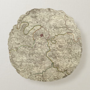 Paris 3 round pillow