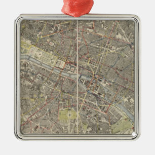 Paris 4 metal ornament
