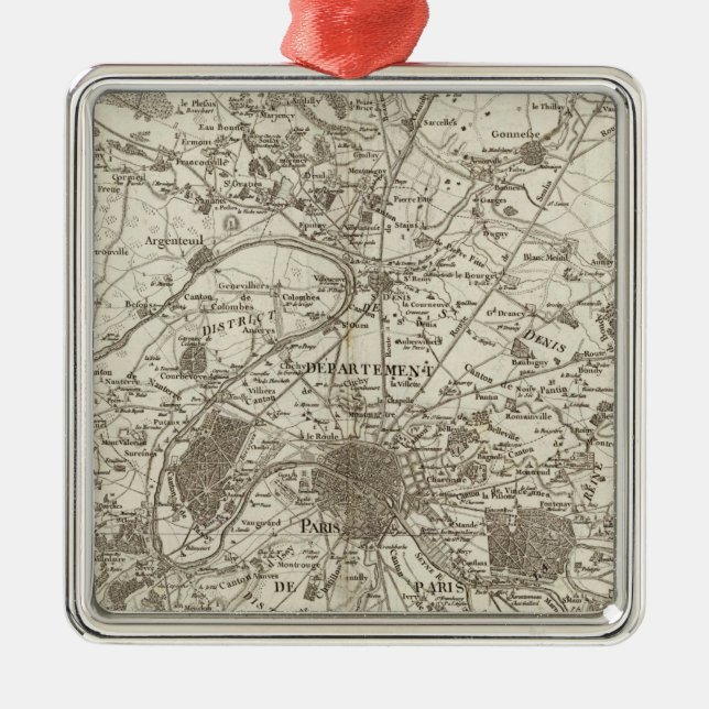 Paris 5 metal ornament (Front)