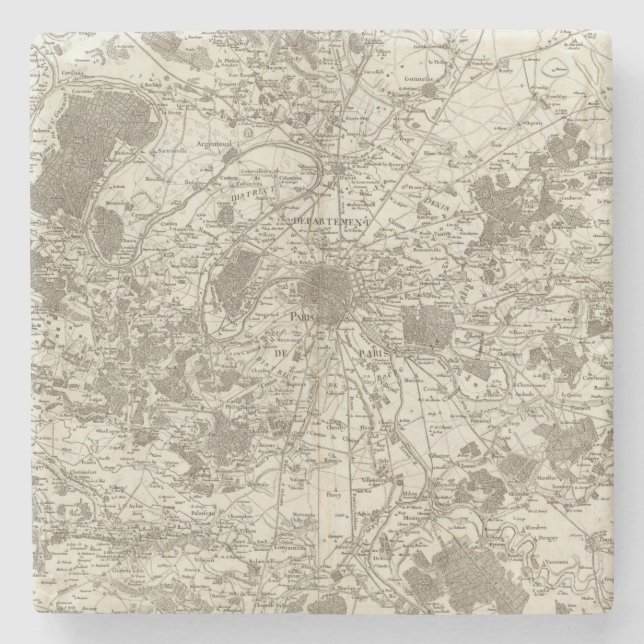 Paris 5 stone coaster (Front)