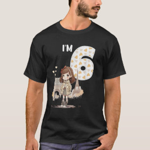 Paris 6th Birthday Girl in Paris 6 Year Old Matchi T-Shirt