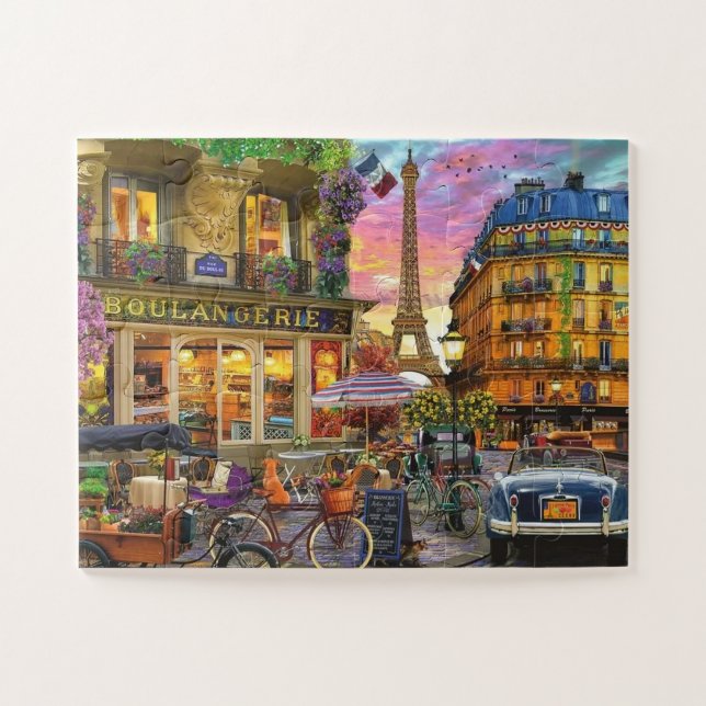 Paris à Dawn Jigsaw Puzzle (Horizontal)