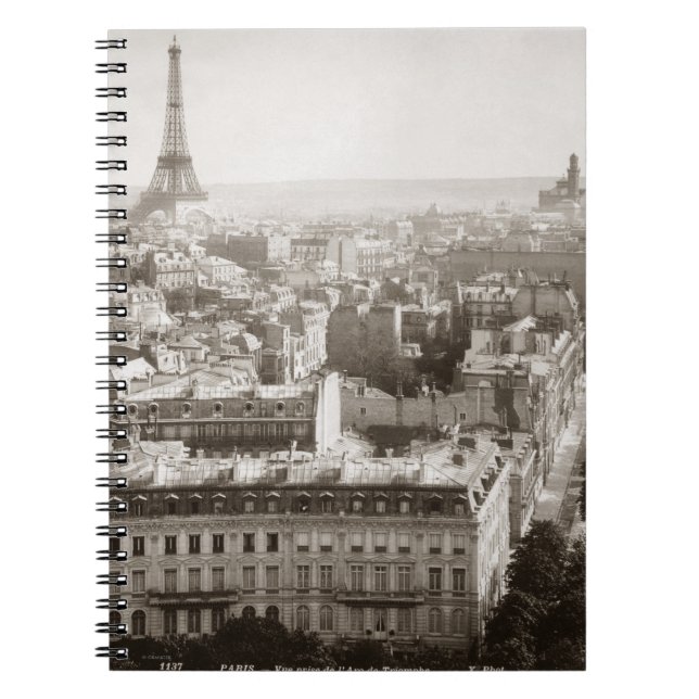 Paris: Aerial View, 1900 Notebook (Front)