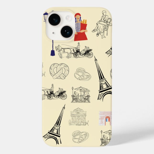 Paris Aesthetic Phone Case (Back)