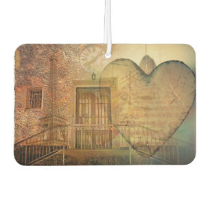 Paris and Heart Collage Air Freshener