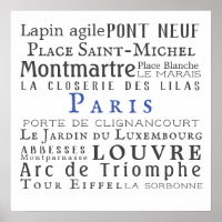 Paris and its landmarks