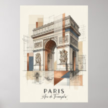Paris Arc de Triomphe – Contemporary Mural Art