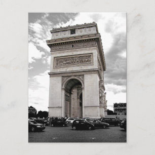 Paris Arc de Triomphe Postcard