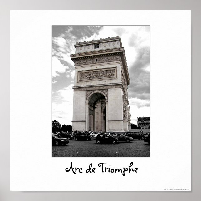 Paris - Arc de Triomphe Poster (Front)