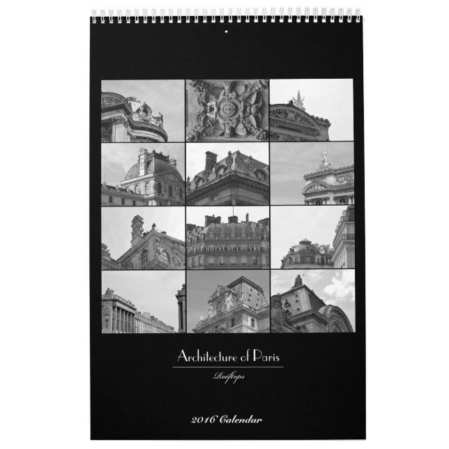 Paris architecture calendar: En francais. Calendar (Cover)