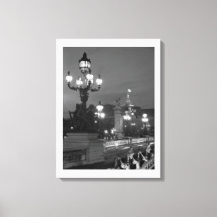 Paris at night canvas print