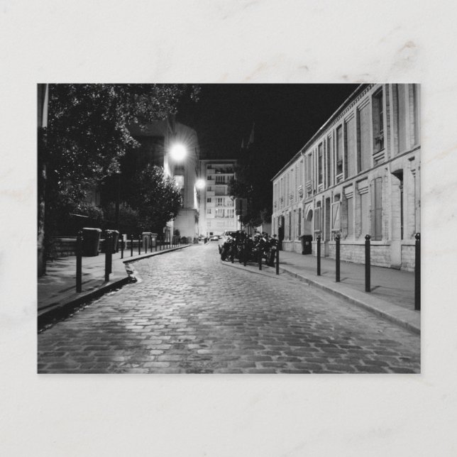 Paris at night postcard (Front)