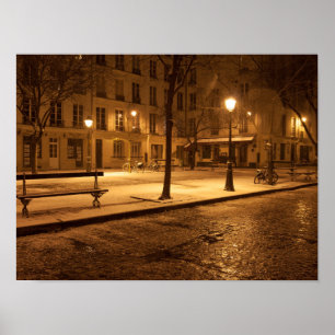 Paris at Night Poster