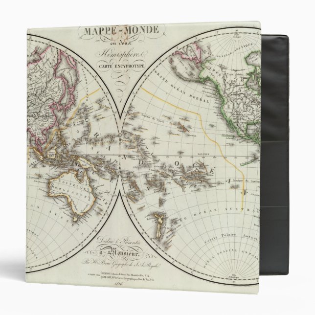 Paris Atlas Map Binder (Front/Inside)