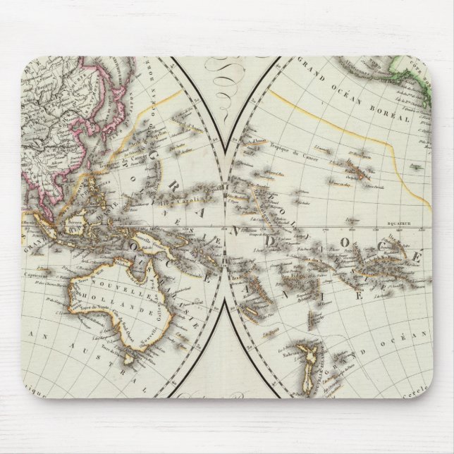 Paris Atlas Map Mouse Pad (Front)