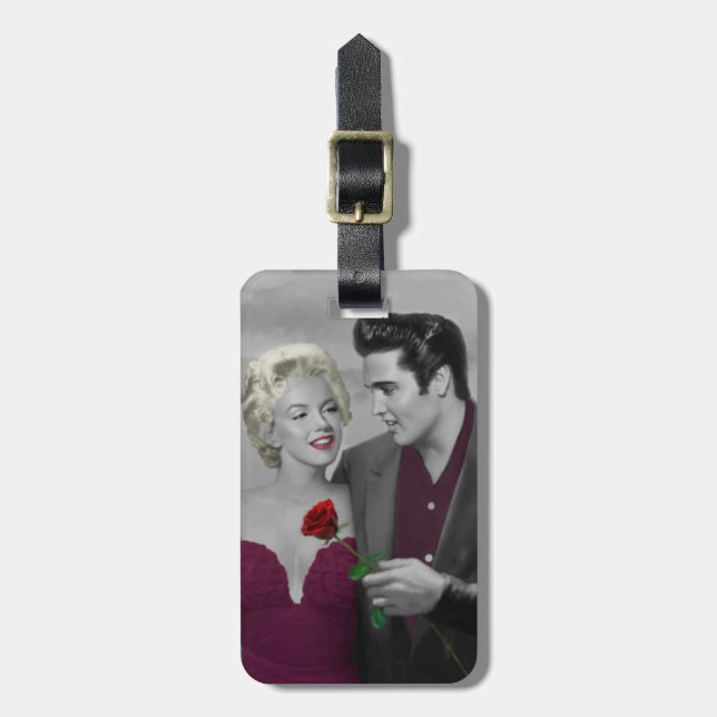 Paris B&W Luggage Tag (Front Vertical)