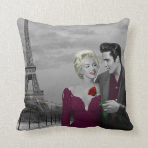 Paris B&W Throw Pillow