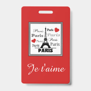 Paris Badge