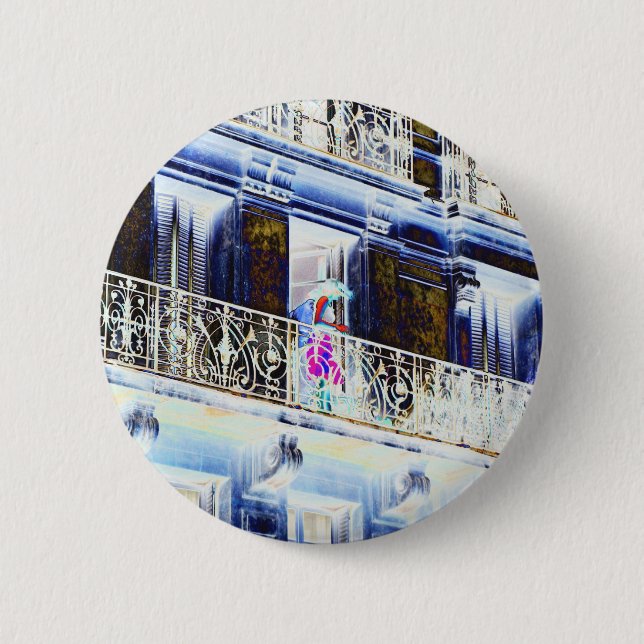 Paris Balcony 2 Inch Round Button (Front)
