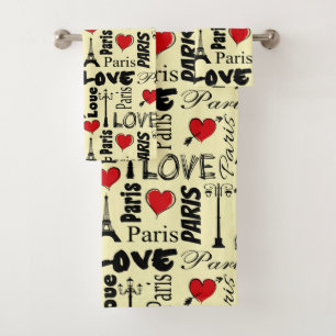 Paris Bath Towel Set