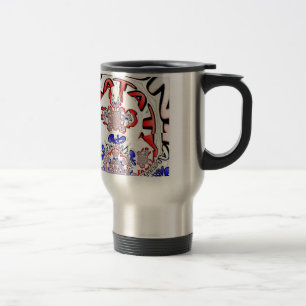 Paris Beautiful Amazing Text Quote Flag Colours De Travel Mug