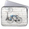 Paris Bicycle Forgetmenot Laptop Sleeve