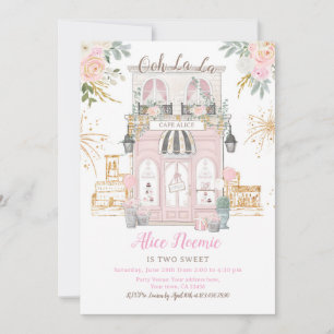 Paris Birthday  Invitation