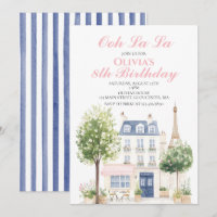 Paris Birthday Parisian Cafe Tea Party