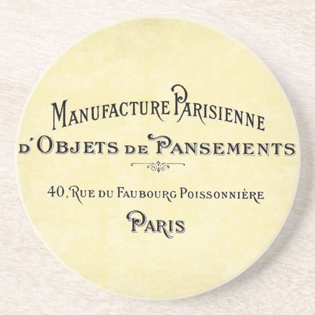 Paris Biz Card Coaster (Front)