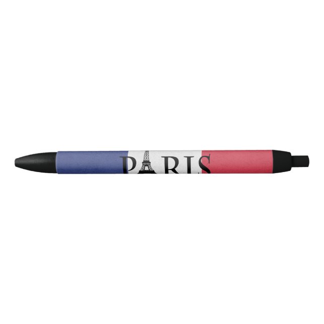 Paris Black Ink Pen (Front)