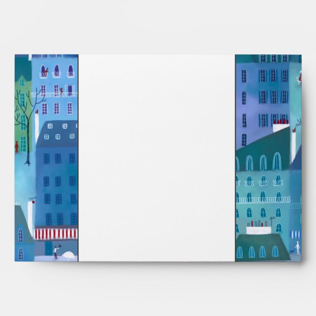 Paris Blue Envelope (Front)