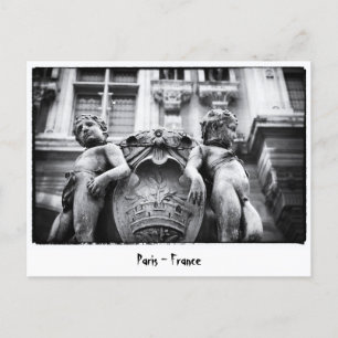 Paris - Bohemian Art, Statues, France Postcard