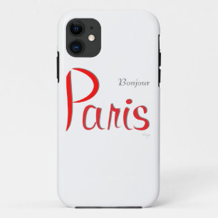 PARIS Bonjour (Hello) iPhone 11 Case