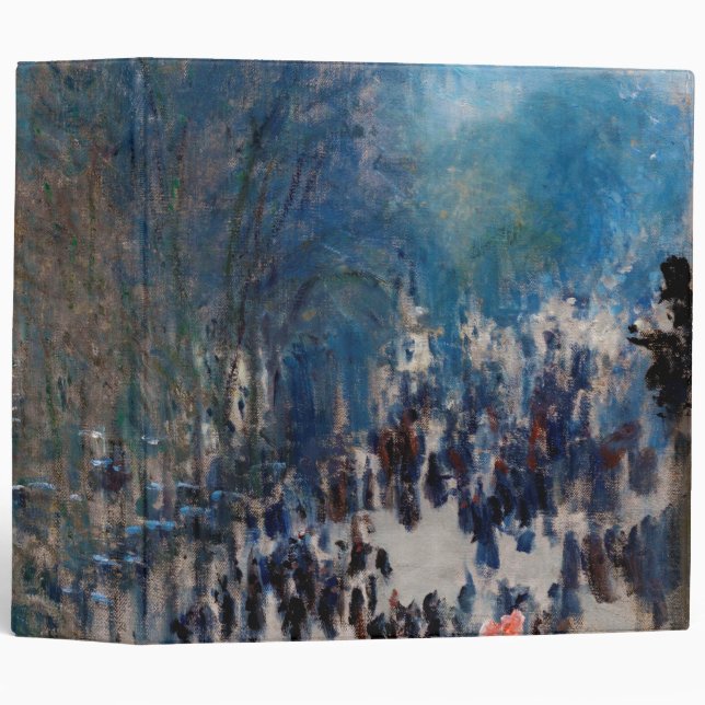 Paris Boulevard, Claude Monet Binder (Front/Spine)