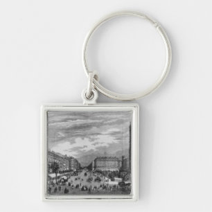 Paris, Boulevard de Sebastopol Keychain