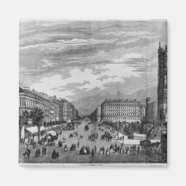 Paris, Boulevard de Sebastopol Magnet (Front)