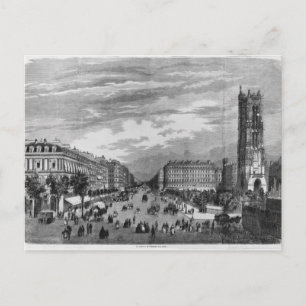 Paris, Boulevard de Sebastopol Postcard