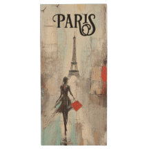 Paris Bound Woman in Black