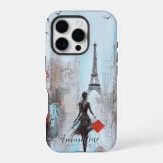 Paris Bound Woman iPhone 16 Pro Case