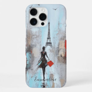 Paris Bound Woman  iPhone 16 Pro Max Case