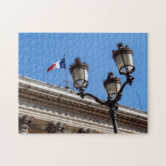 Paris Bourse stock exchange - France Jigsaw Puzzle (Horizontal)