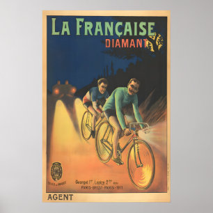 Paris-Brest-Paris La Francaise Bicycle Poster