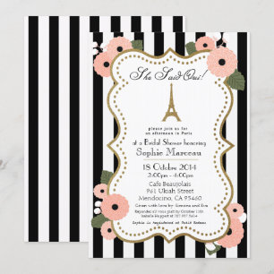 Paris Bridal Shower Invitation