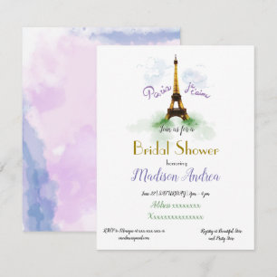 Paris Bridal Shower Invitation